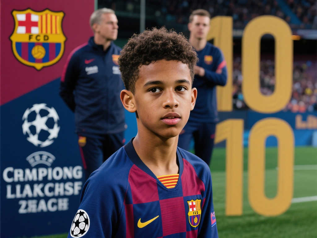 [流言板]破历史纪录！亚马尔未满18岁已出战10场欧冠淘汰赛